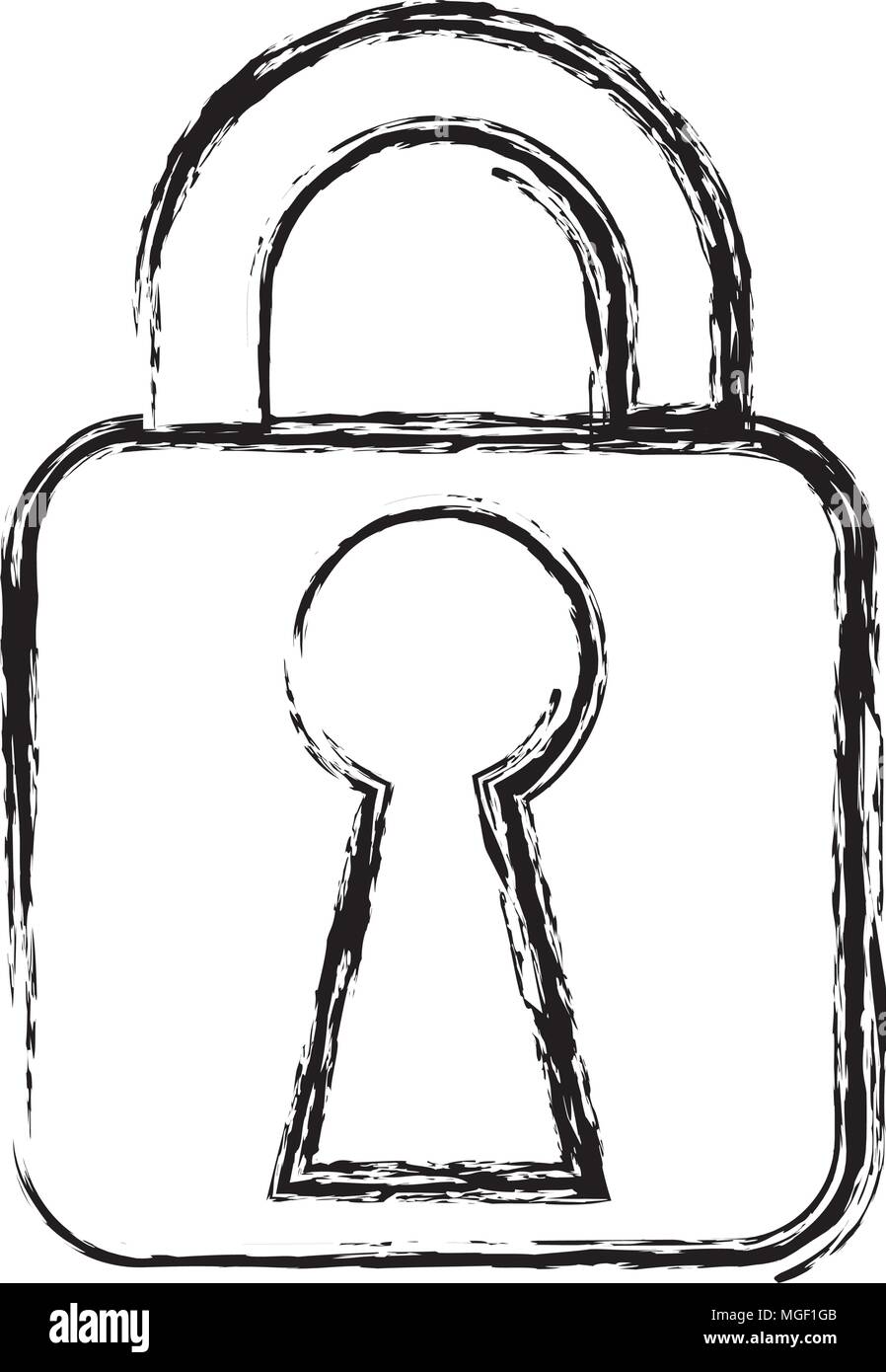 safe secure padlock icon Stock Vector Image & Art - Alamy