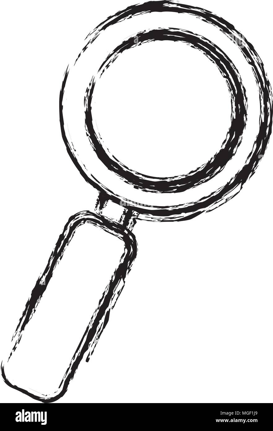 magnifying glass isolated icon Stock Vector Image & Art - Alamy