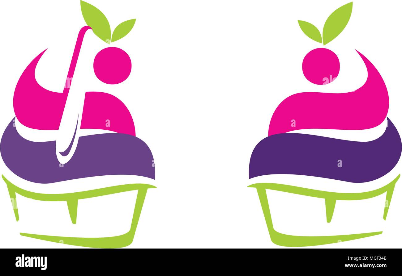 Health Yogurt Template Set Stock Vector