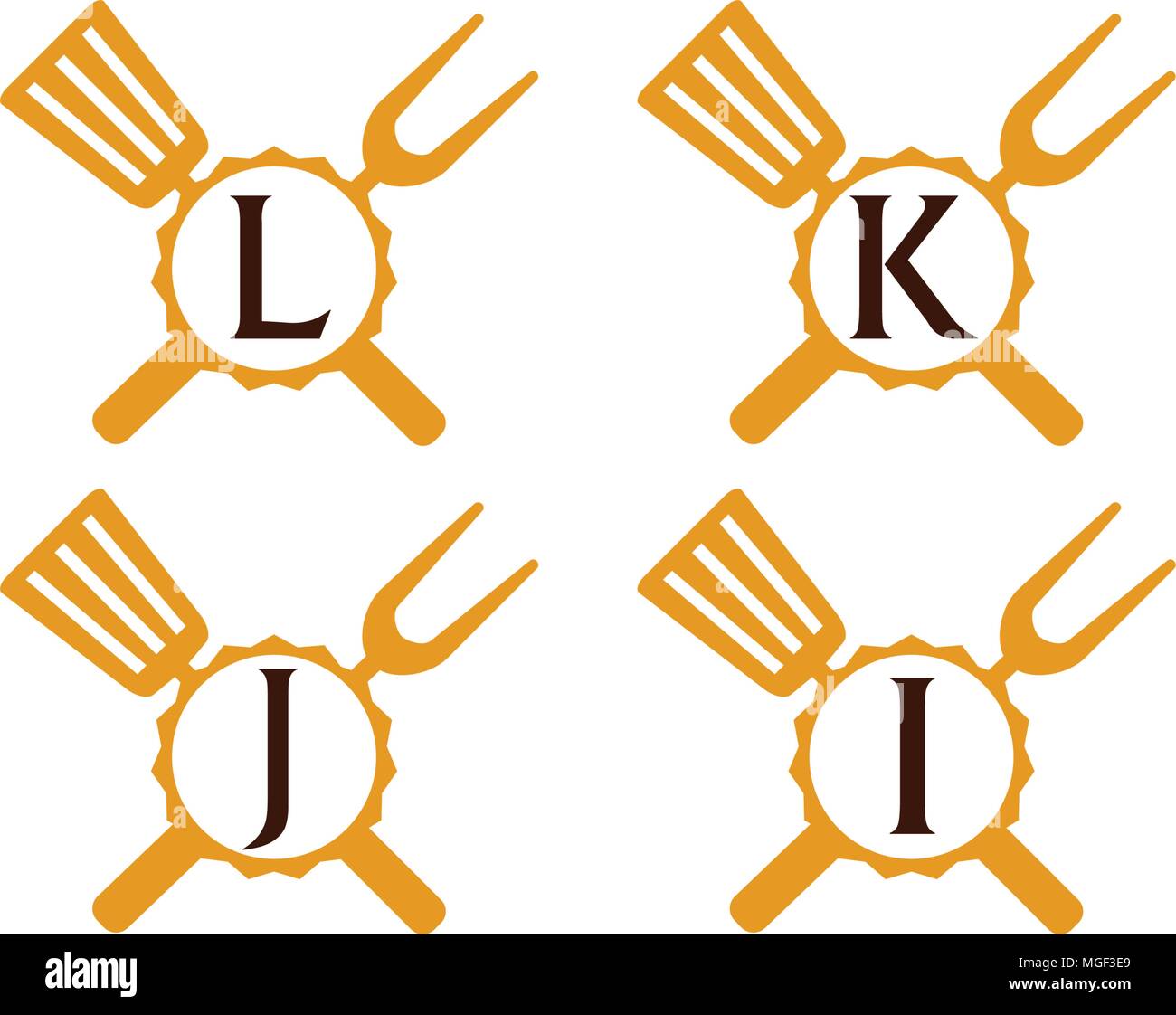 Vector Template Sign Set Stock Vector Image & Art - Alamy