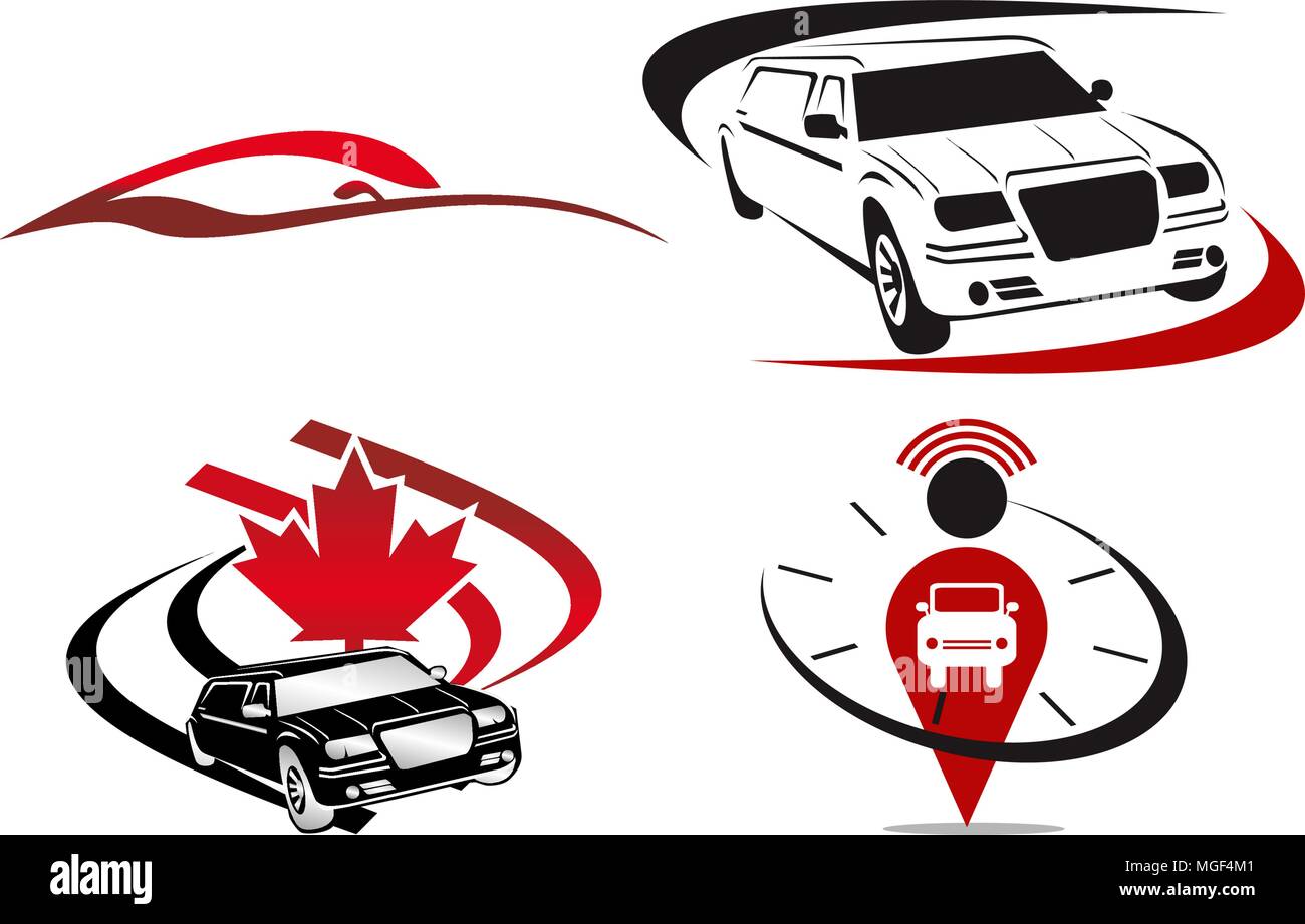 Car Solution Template Set Stock Vector Image & Art - Alamy