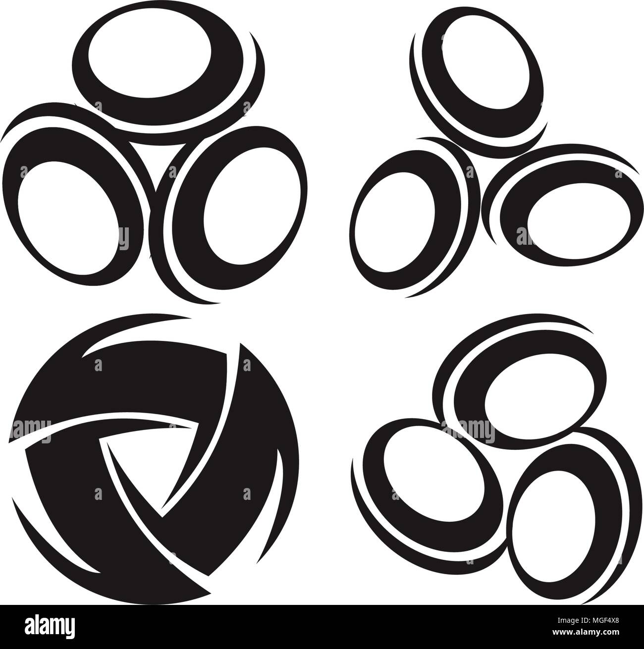 Chain Connections template Set Stock Vector Image Art Alamy