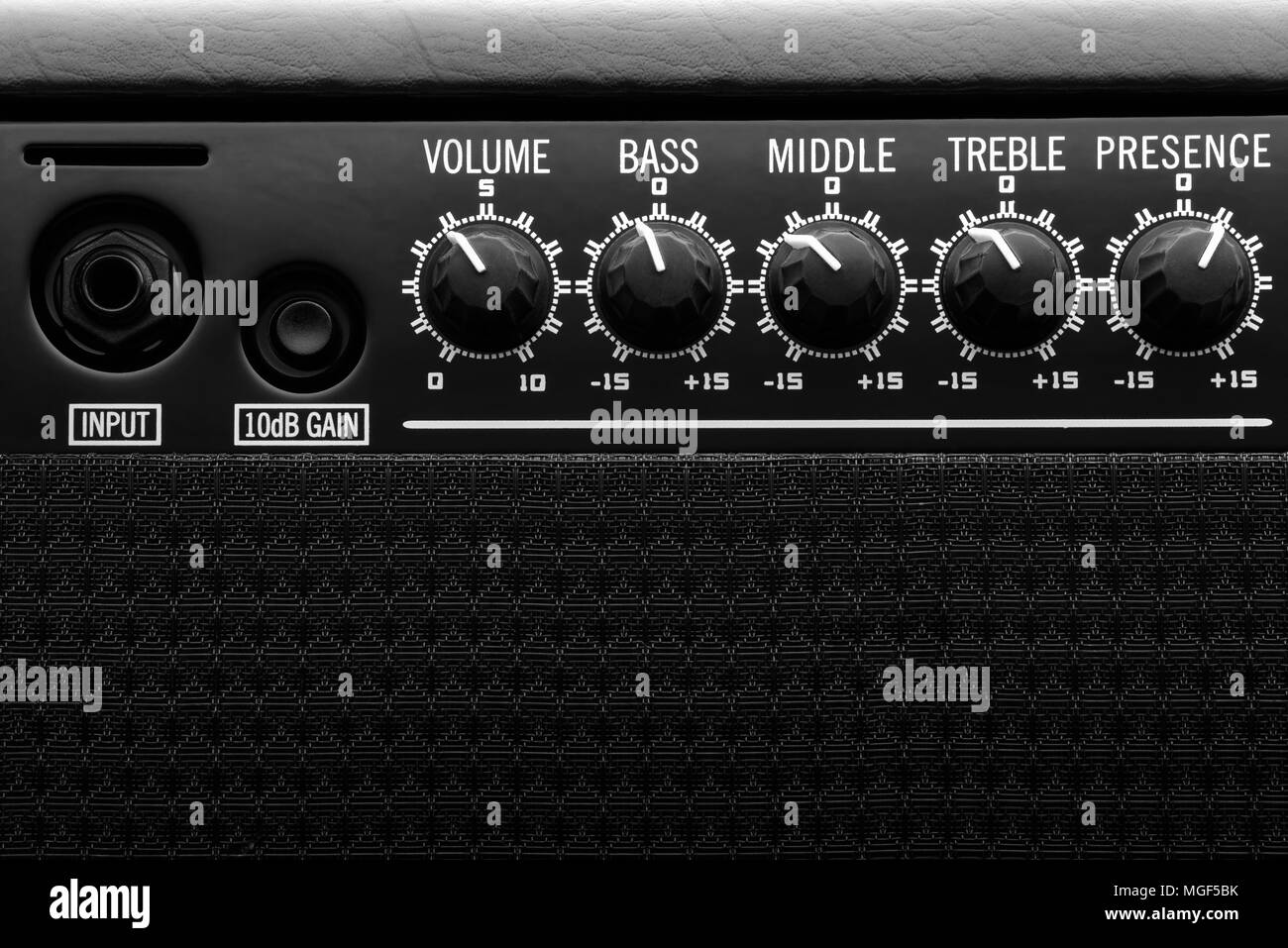 Black Bass Guitar Amplifier Stock Photo Alamy