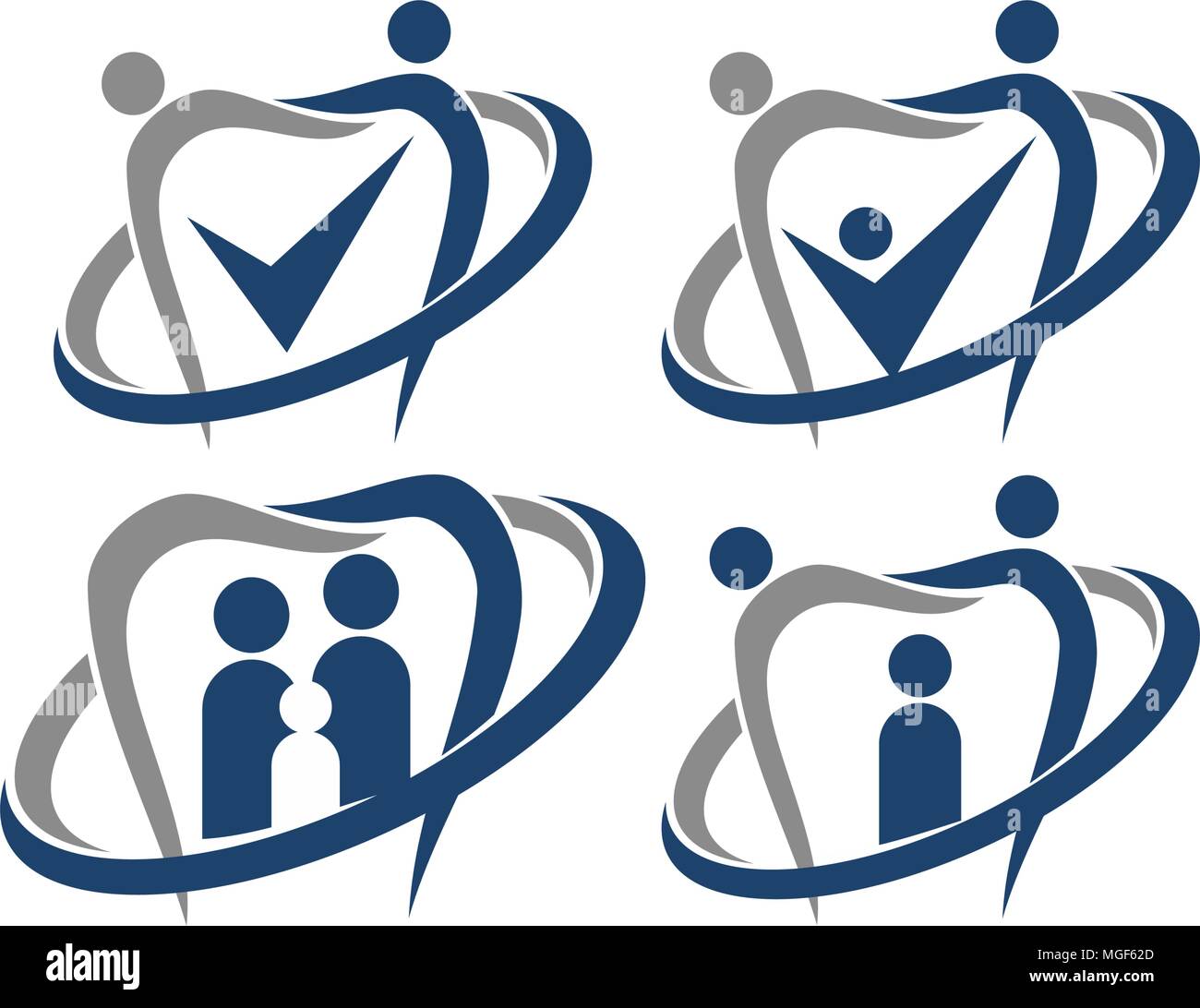 Dental Care Template Set Stock Vector Image &amp; Art - Alamy