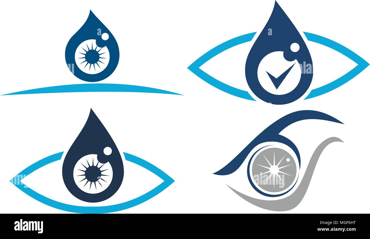 Eye Care Template Set Stock Vector Image & Art - Alamy