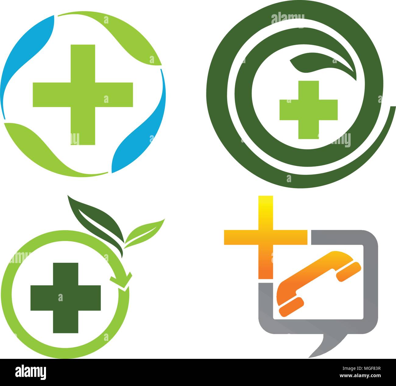 Herbal medicine Template Set Stock Vector Image & Art - Alamy
