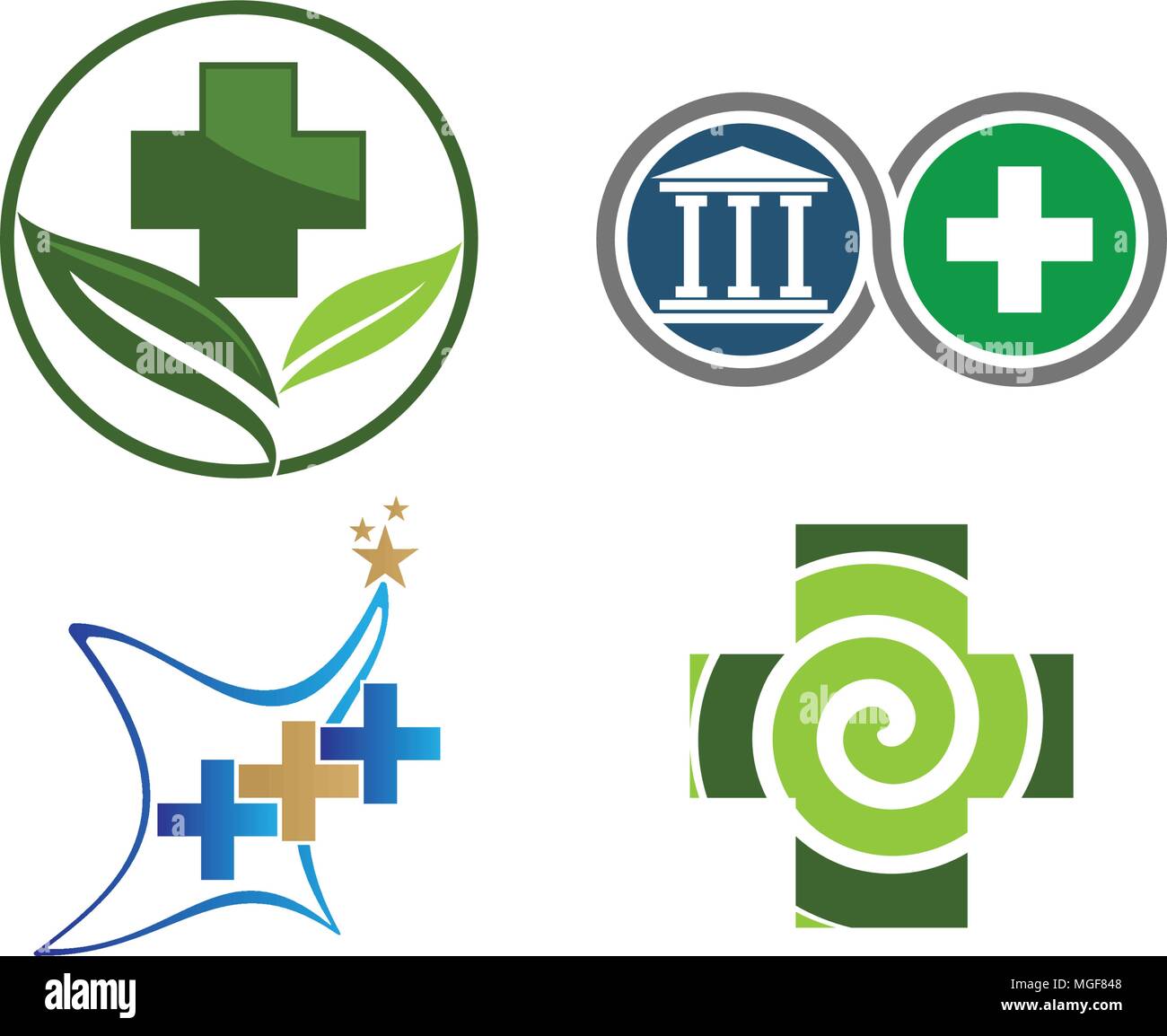 Herbal medicine Template Set Stock Vector Image & Art - Alamy
