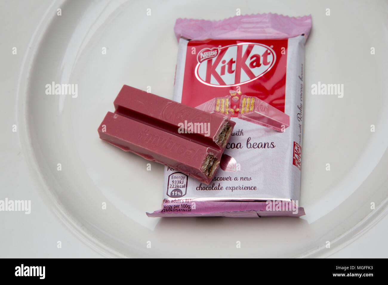 Pink Kit Kat goes on sale in the UK which will be exclusively sold at