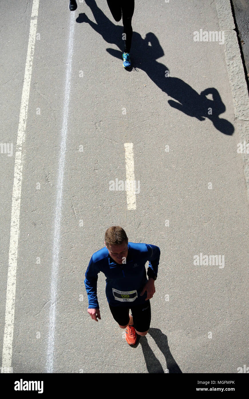 Helsinki 10 organised by Helsinki Half Marathon. Stock Photo