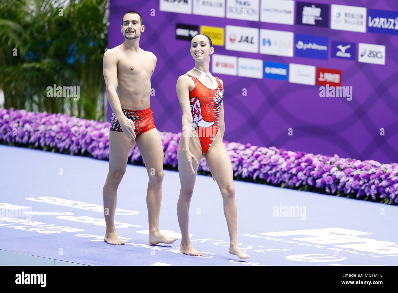 Ferreras Berta & Ribes Pau (ESP), APRIL 28, 2018 Artistic Swimming