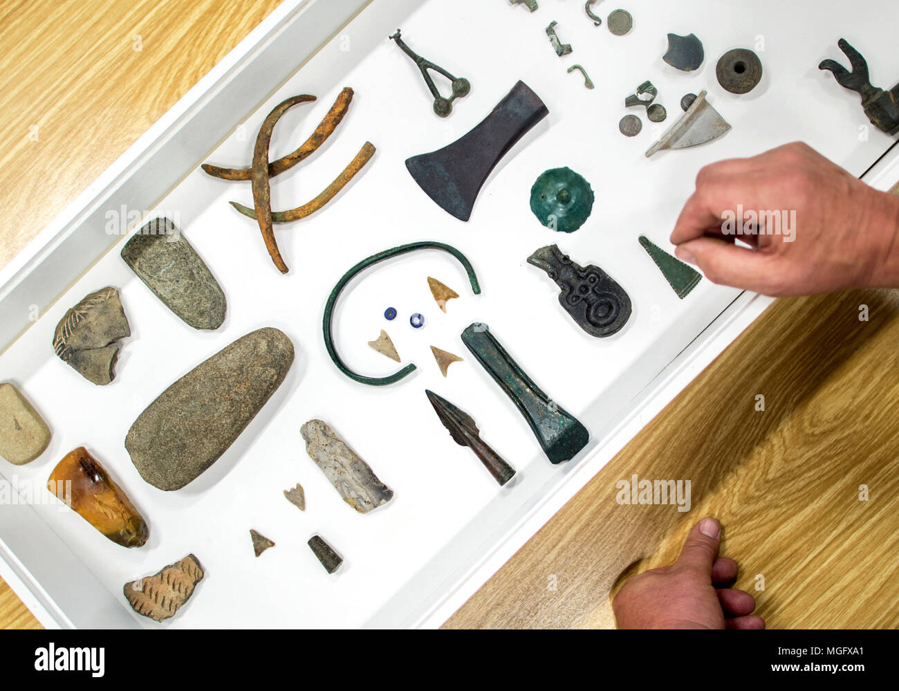 Metal detecting finds hires stock photography and images Alamy