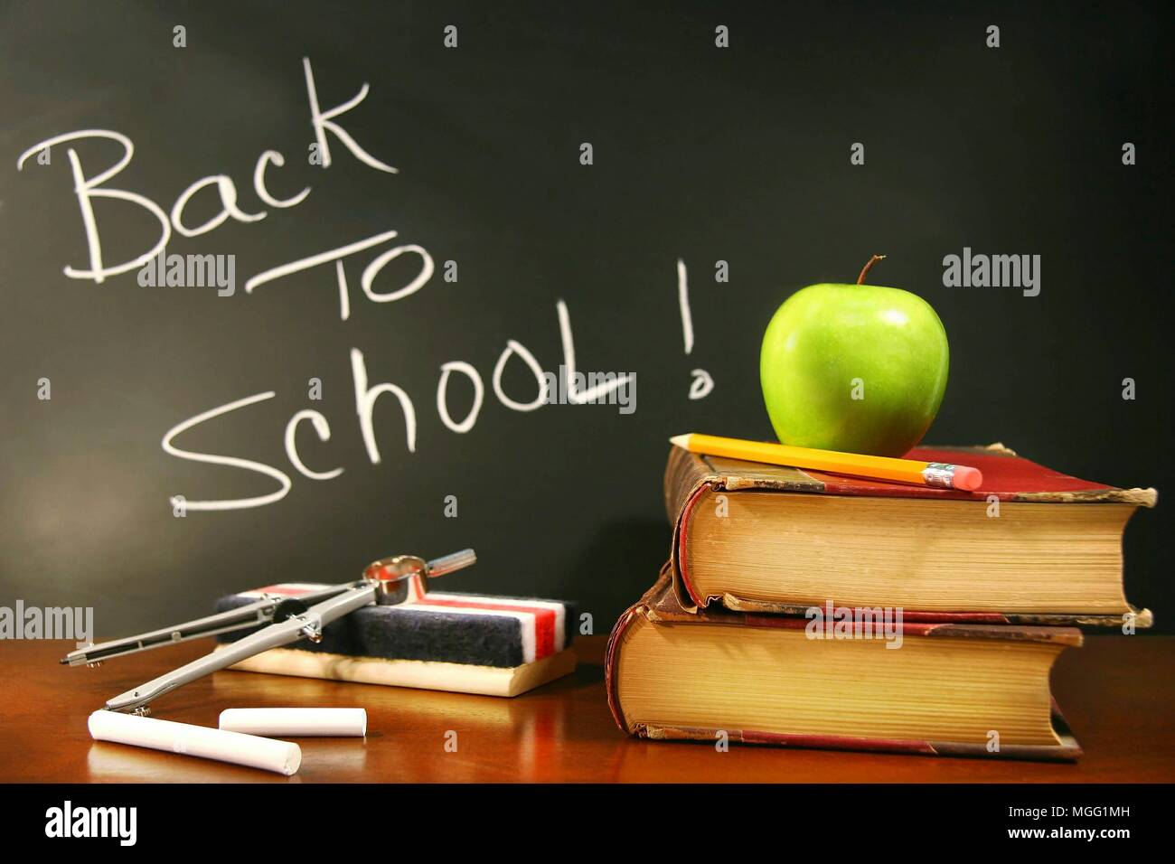 It is about the school vacation is completed and students are needed to get back to school. Stock Photo