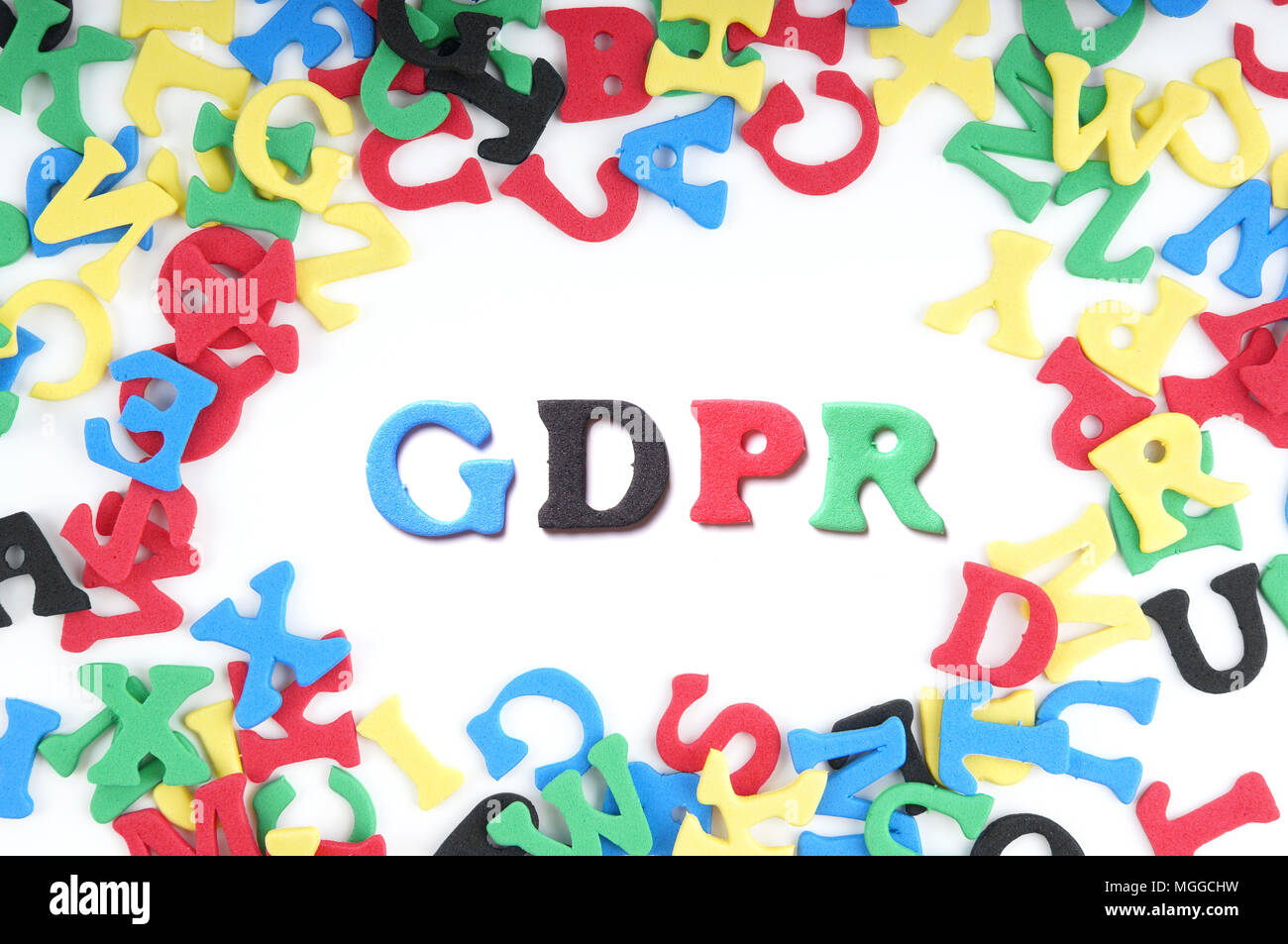 GDPR general data protection regulation Stock Photo