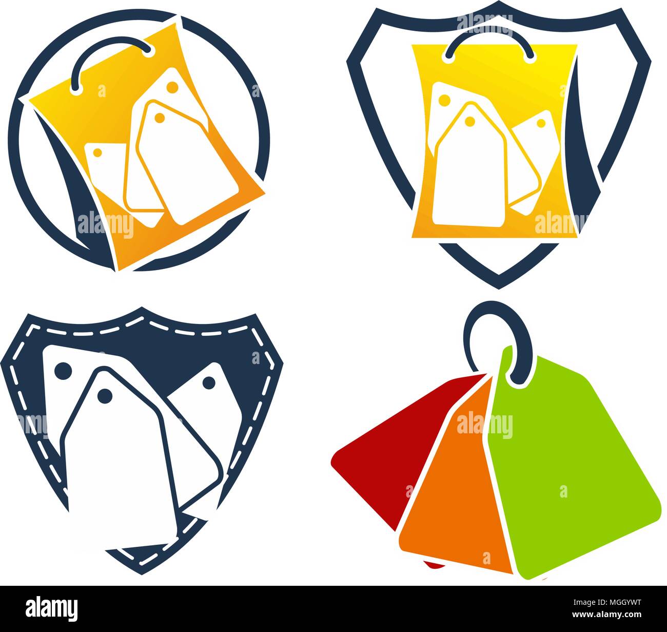 Discount Shopping Vector Set Stock Vector Image & Art - Alamy
