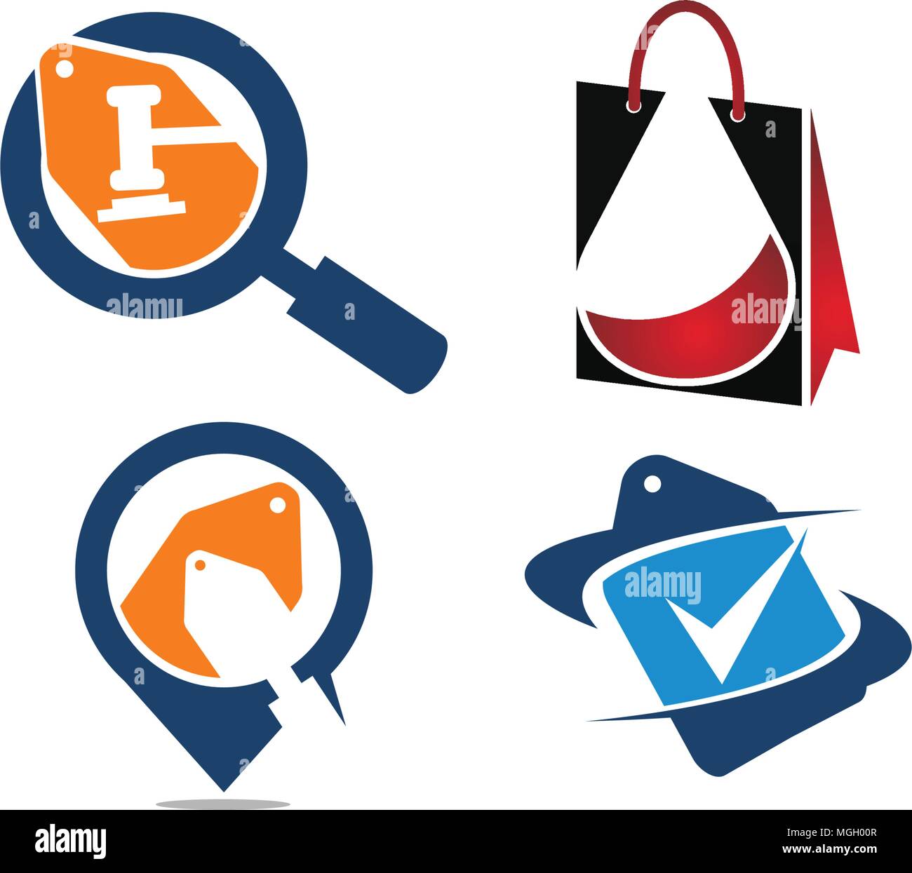 Discount Shopping Vector Set Stock Vector