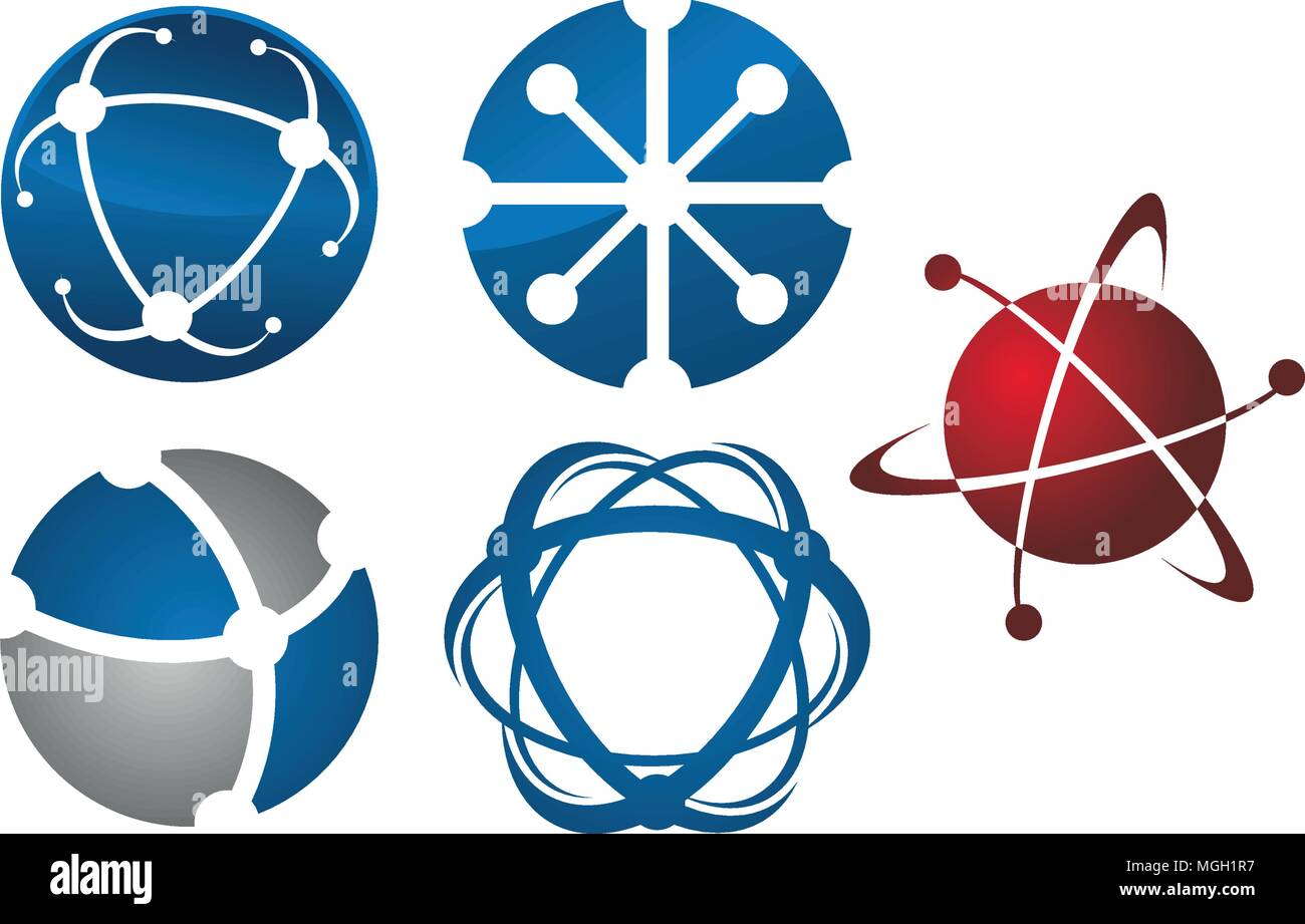 Technology Science Template Set Stock Vector Image Art Alamy