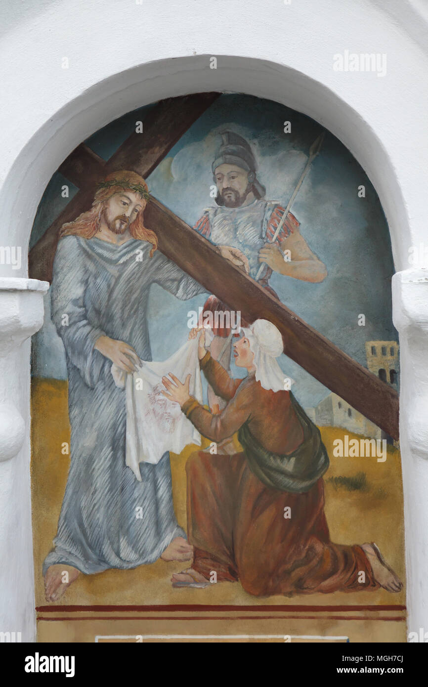 Jesus Repainted Jesus Crucifixion Painting Face High Resolution Stock Photography and ...