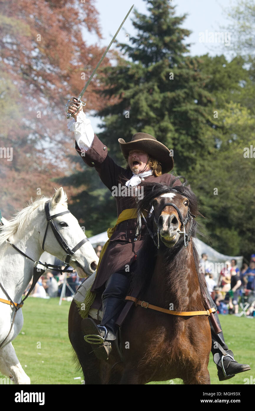Rebels Calling The Victory Of The English Crown Reenactment Of The 
