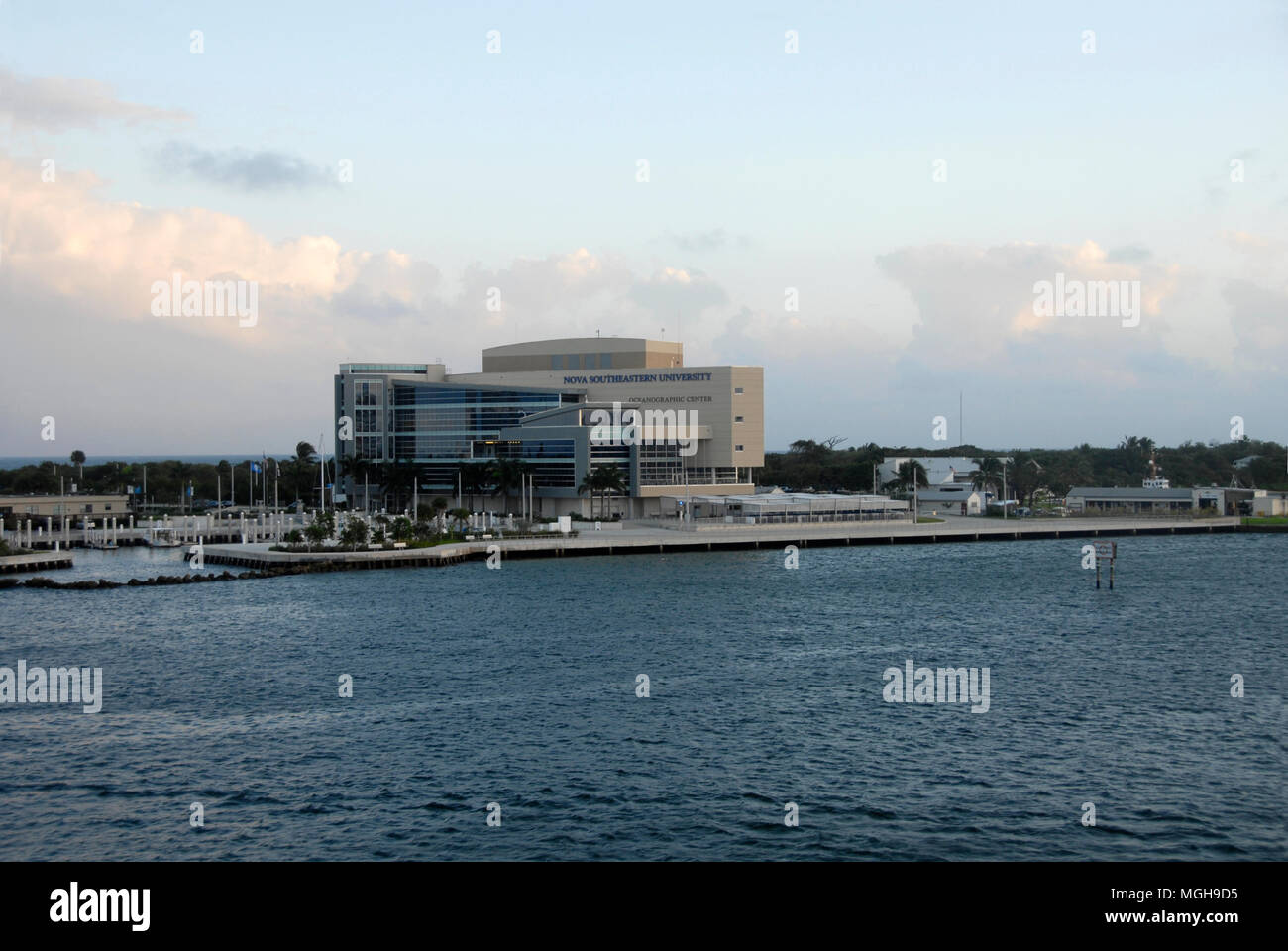 Nova Southeastern University, Oceanographic Center, Fort Lauderdale, Florida, USA Stock Photo