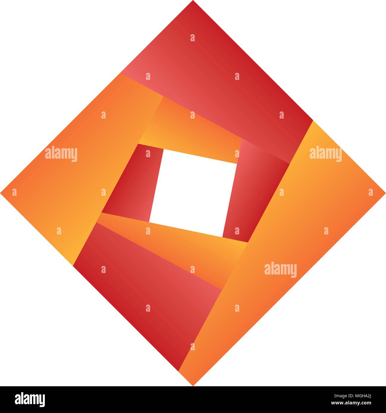 business emblem with rhombus shape Stock Vector Image & Art - Alamy