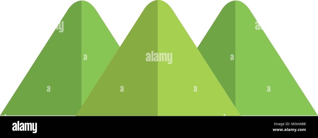 mountains scene landscape icon Stock Vector Image & Art - Alamy