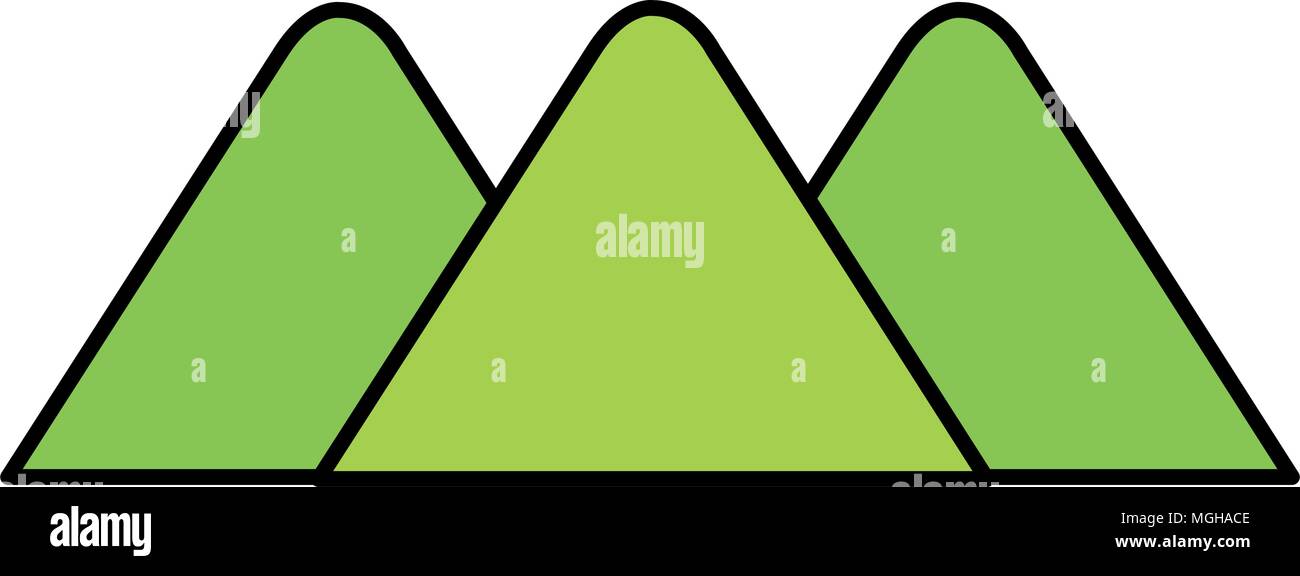mountains scene landscape icon Stock Vector Image & Art - Alamy