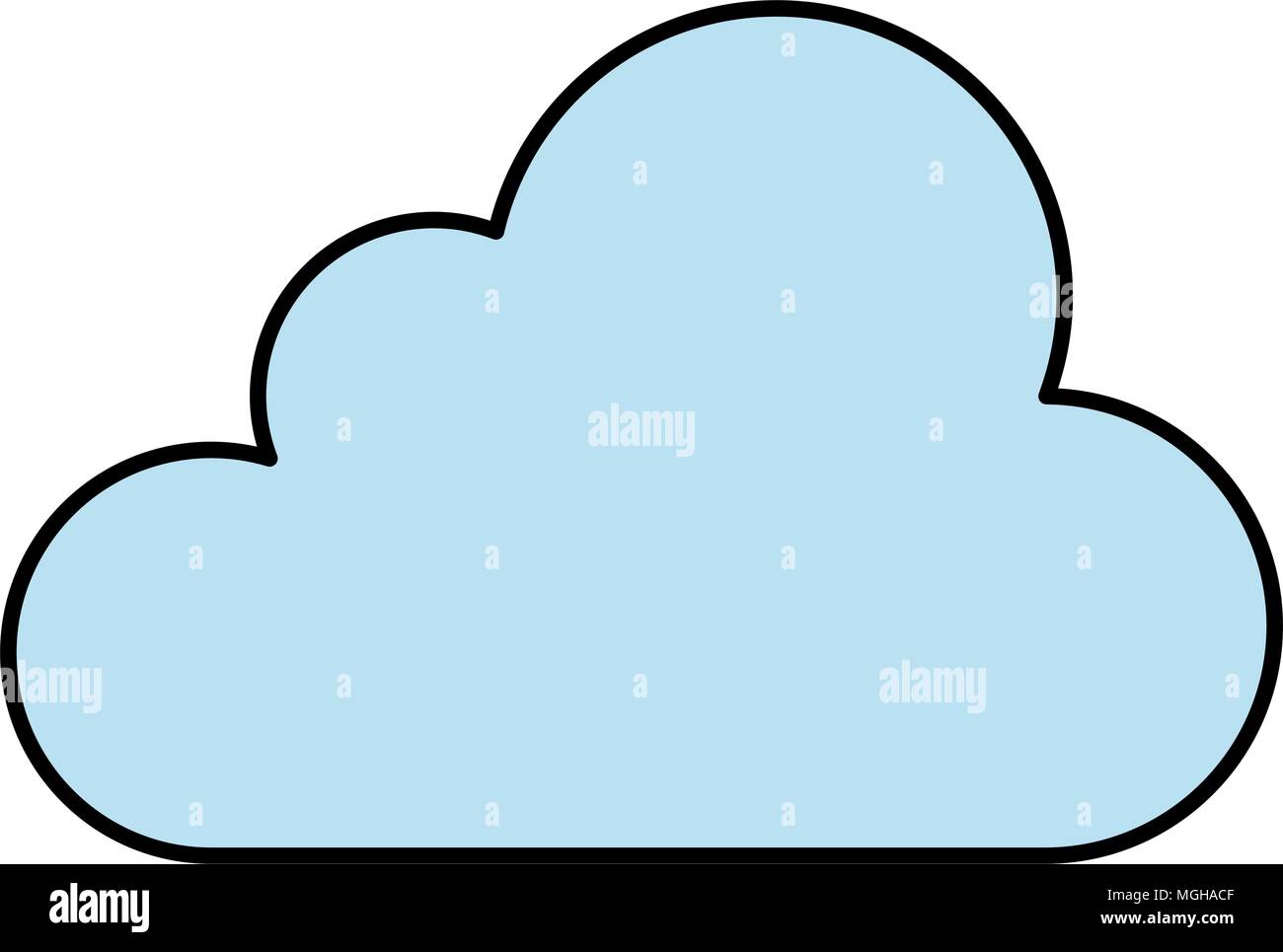 cloud sky isolated icon Stock Vector Image & Art - Alamy