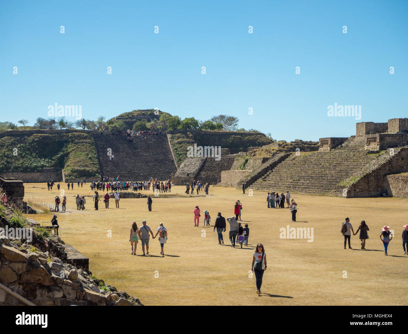 Monte Alban, Oaxaca, Mexico, South America [Biggest ruins of ancient