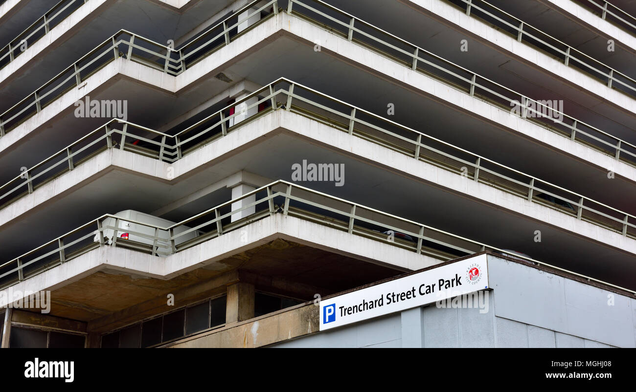 Multi-story car park Stock Photo