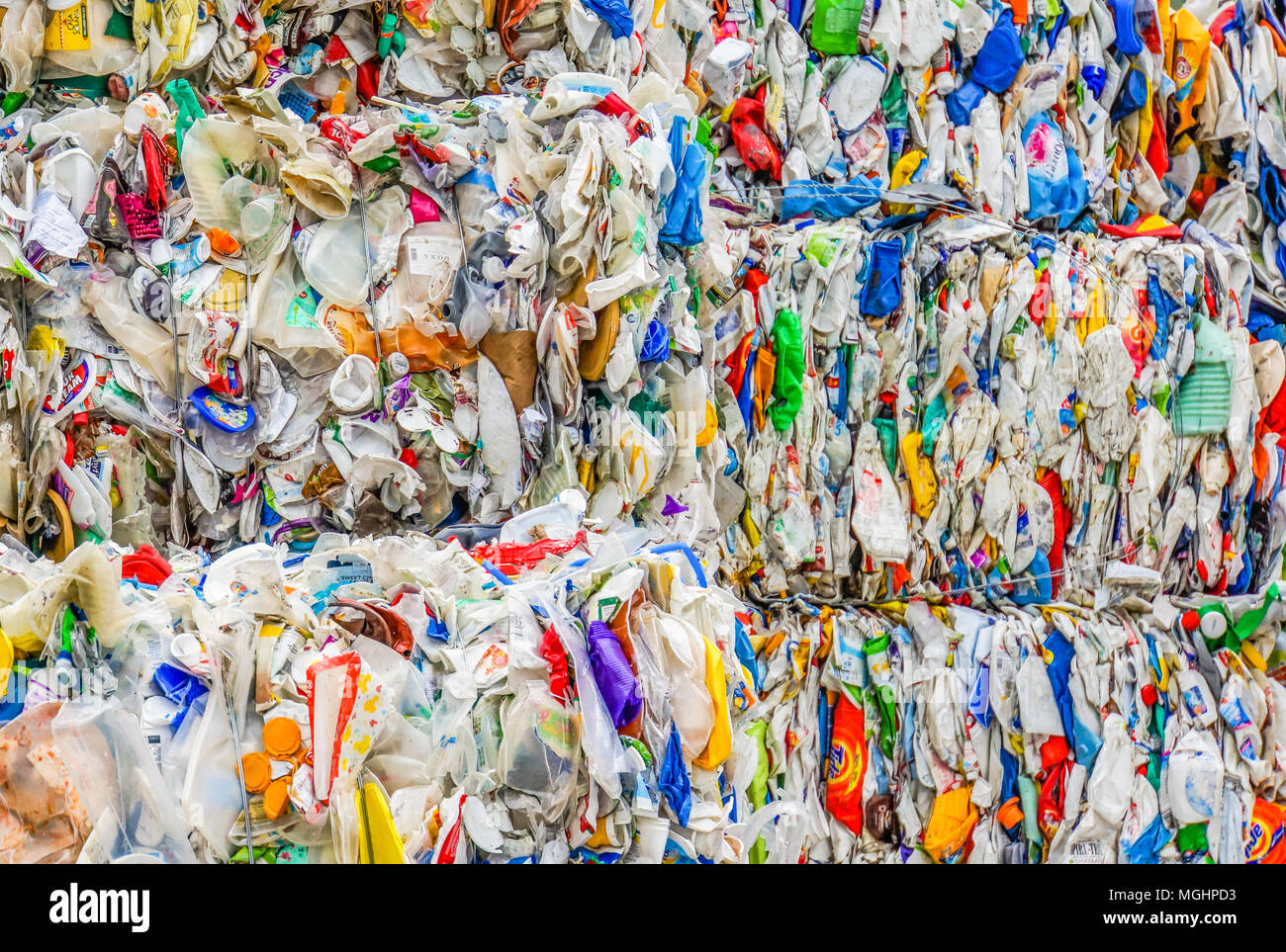 Bales of mixed plastic hires stock photography and images Alamy