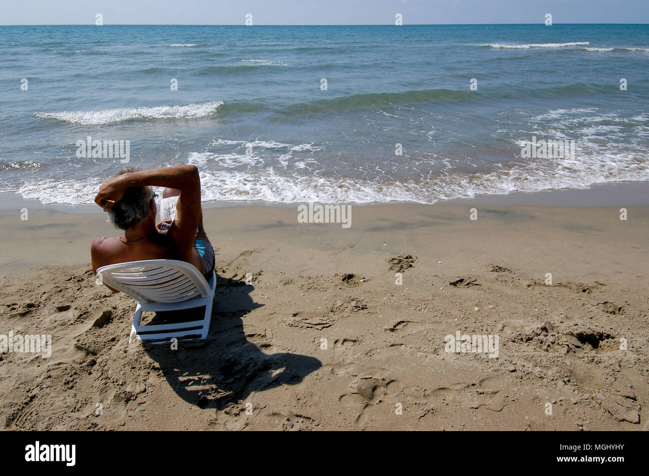 Anzio (Rome). Seaside resort, Summer season. Italy. Stock Photo