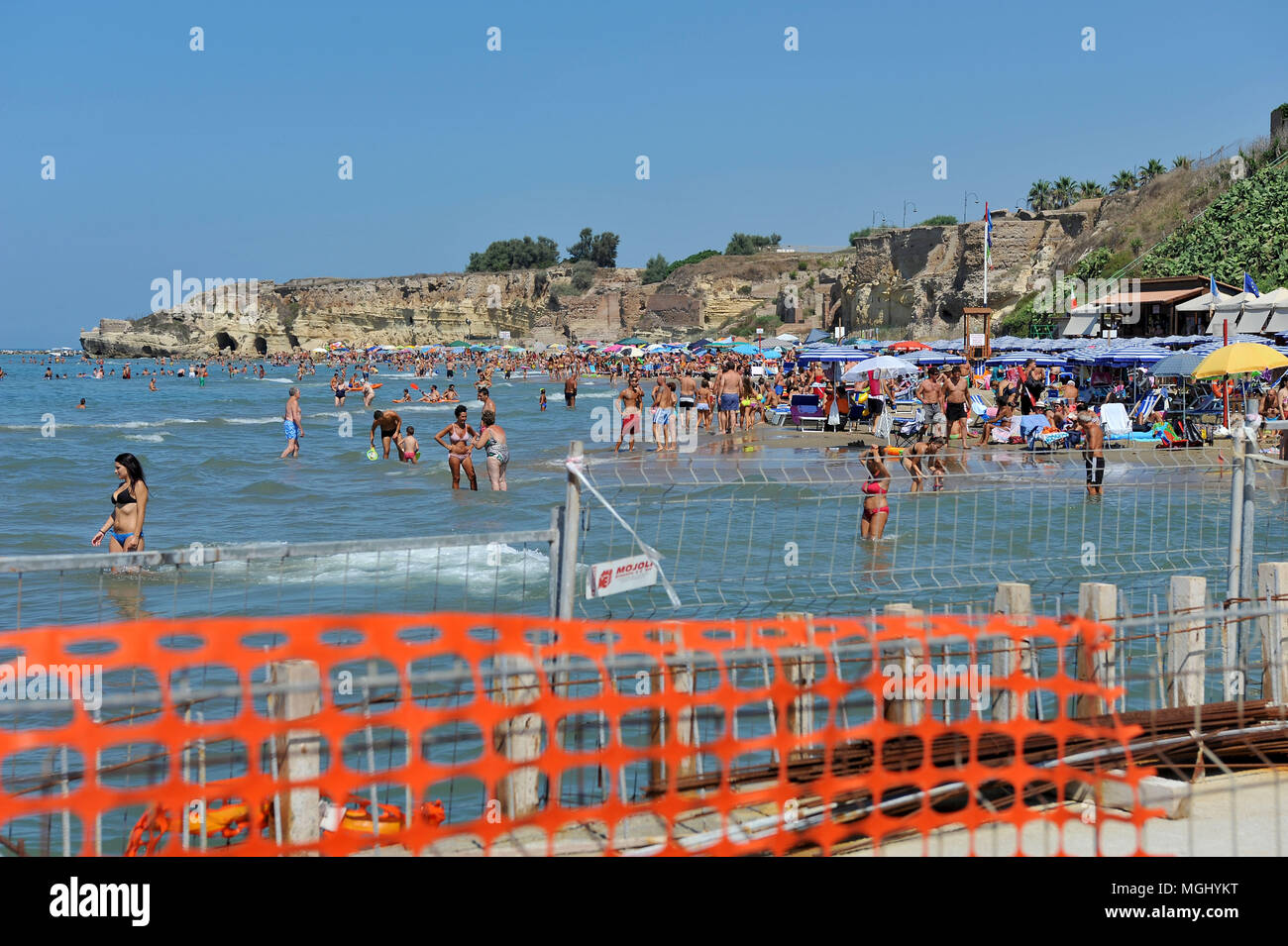 Anzio (Rome). Seaside resort, Summer season. Italy. Stock Photo