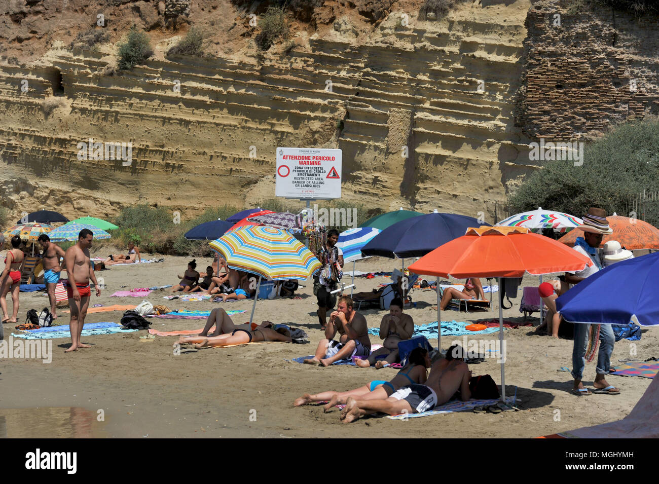 Anzio (Rome). Seaside resort, Summer season. Italy. Stock Photo