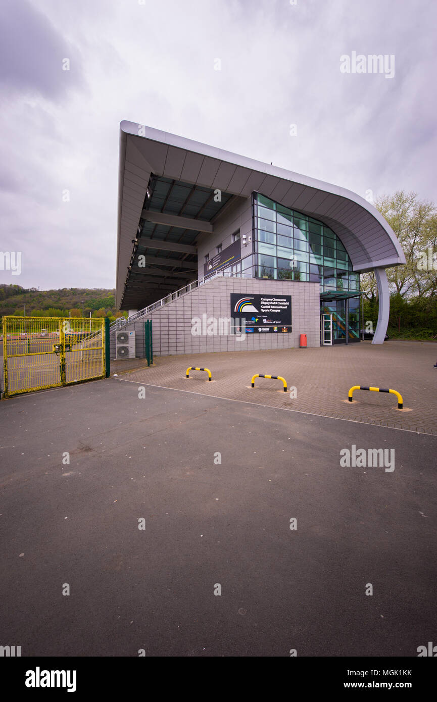 Cardiff City Football Club Stadium, Leckwith, Cardiiff, South Wales.Close  up of main entrance Stock Photo - Alamy