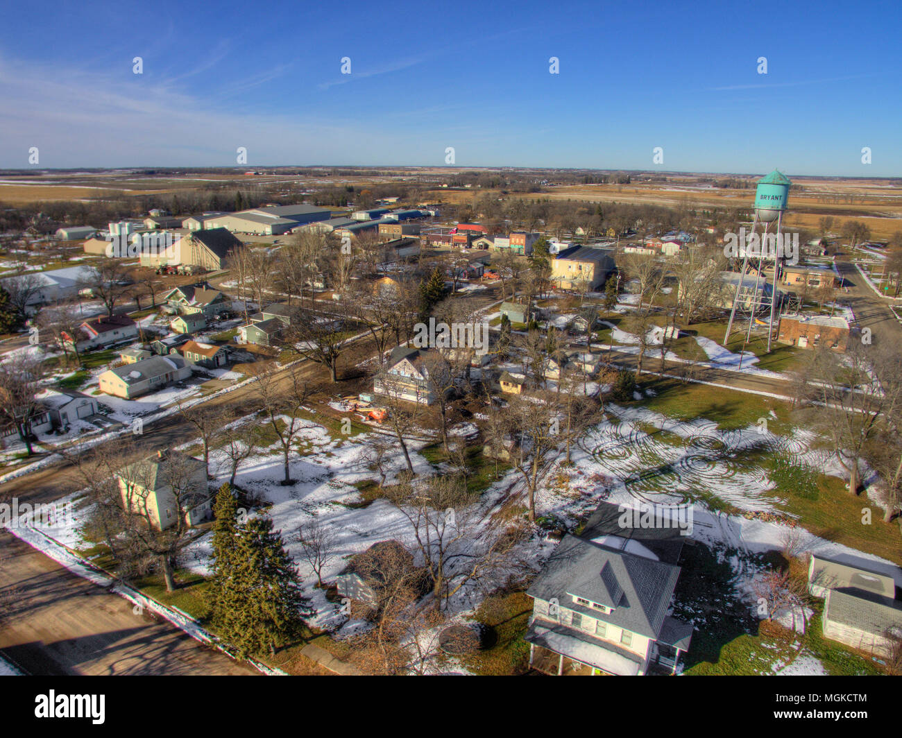 Bryant is a Small Farming Town in South Dakota by Huron Stock Photo Alamy