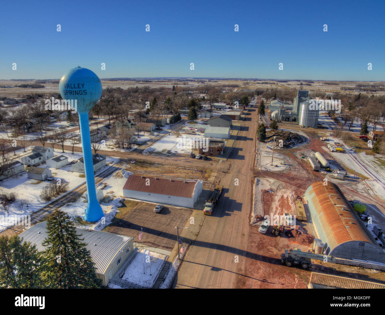 Valley Springs is a Small Farming Community on the South Dakota