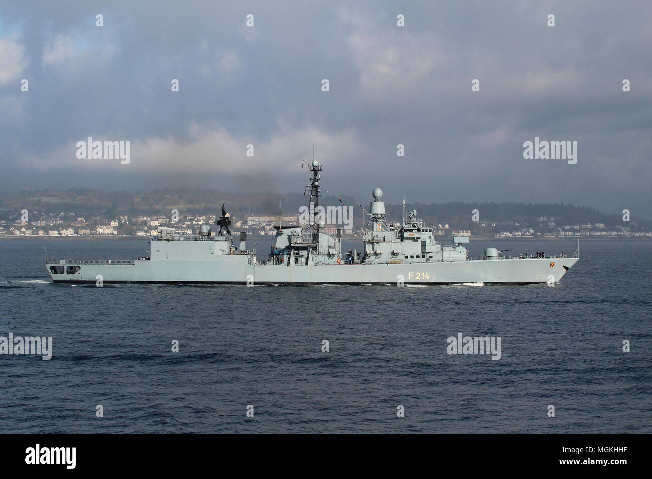 独軍 1992 FGS LUBECK F-214 Insignia Zippo(♯200 Brushed Chrome) NATO ドイツ海軍 フリゲート艦 リューベック 未使用 2 F-214 FGS Lubeck Type 122 Bremen class Frigate German Navy