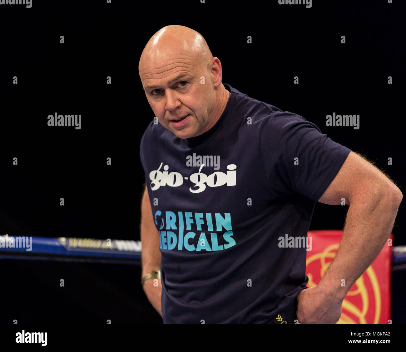 Dominic Ingle boxing trainer Stock Photo