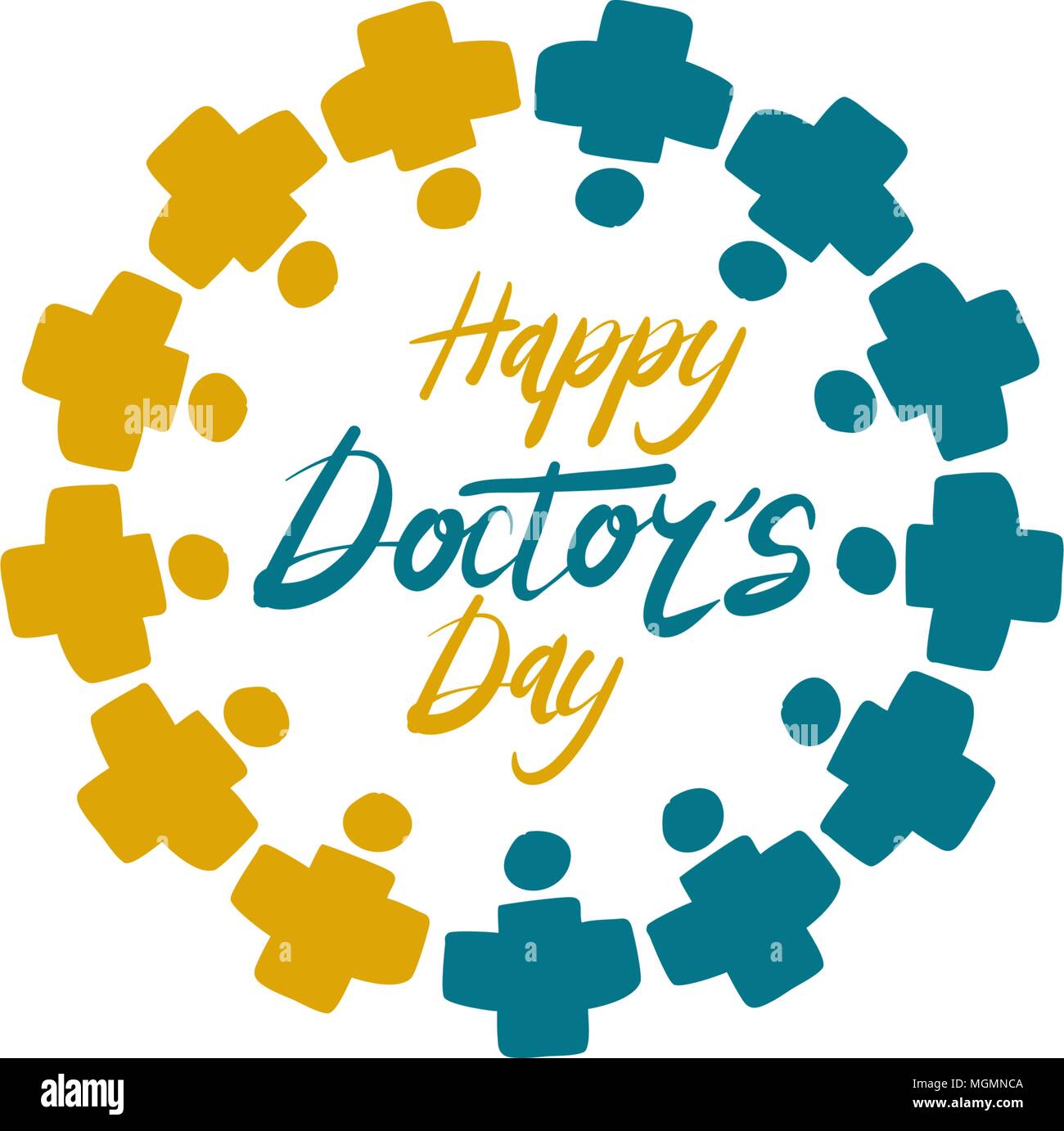 Happy Doctor's Day Stock Vector Image & Art - Alamy