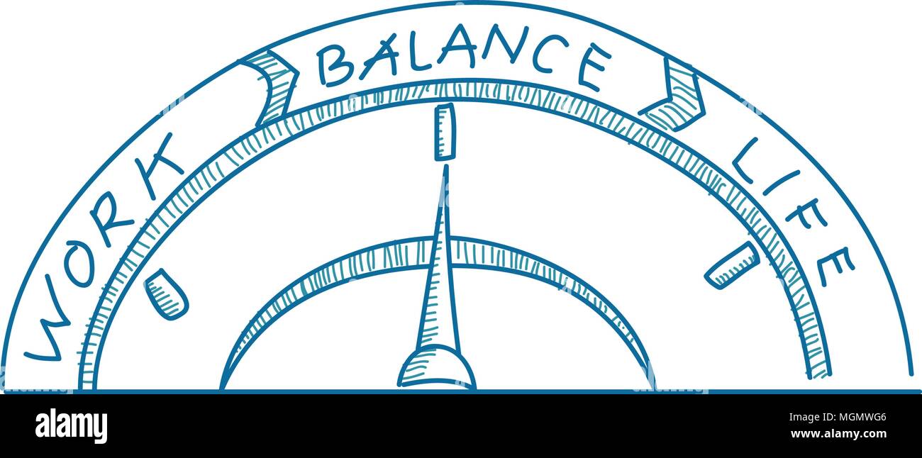 Work Life Balance Template Vector Stock Vector Image & Art - Alamy