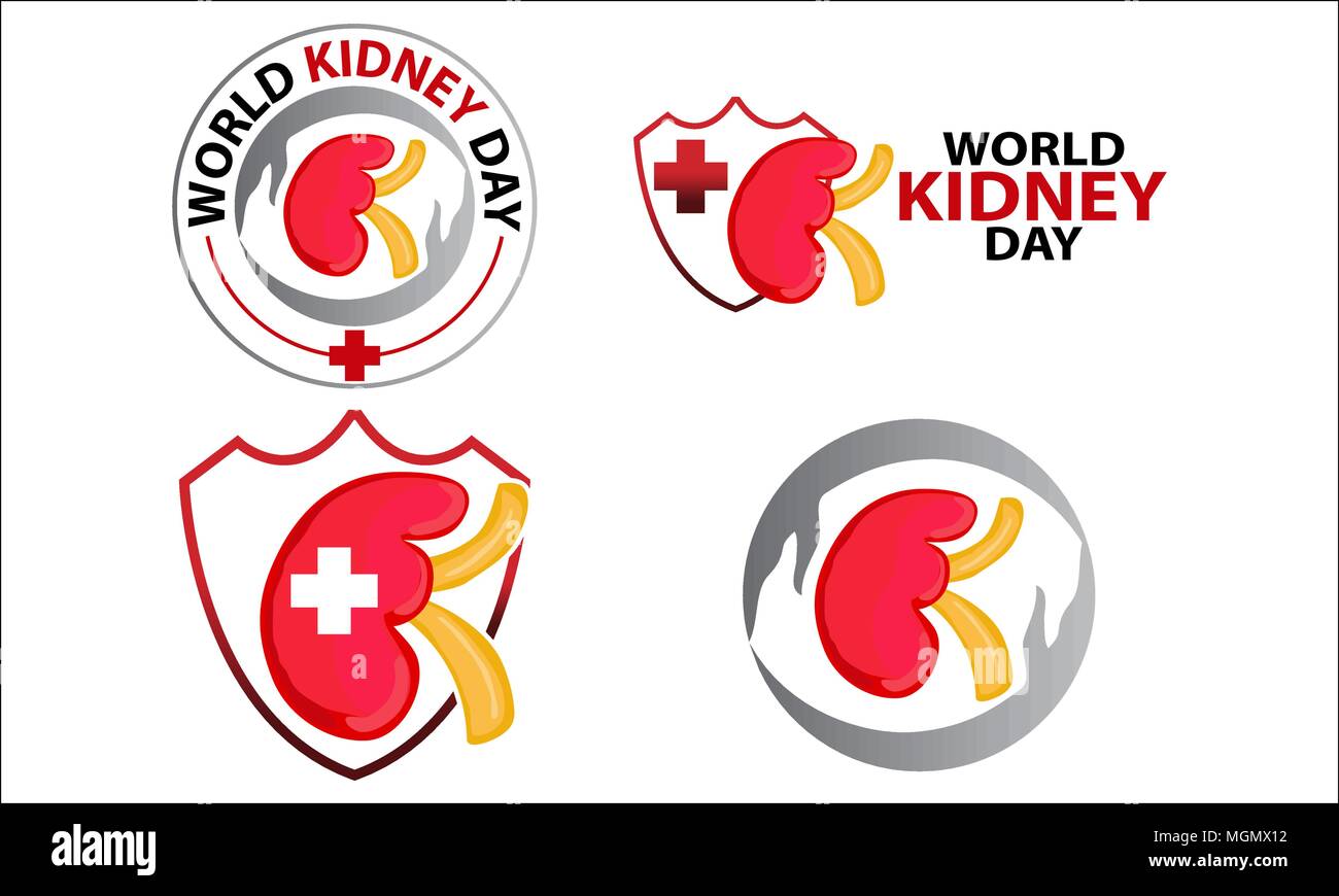 World Kidney Day Template Set Stock Vector Image & Art Alamy