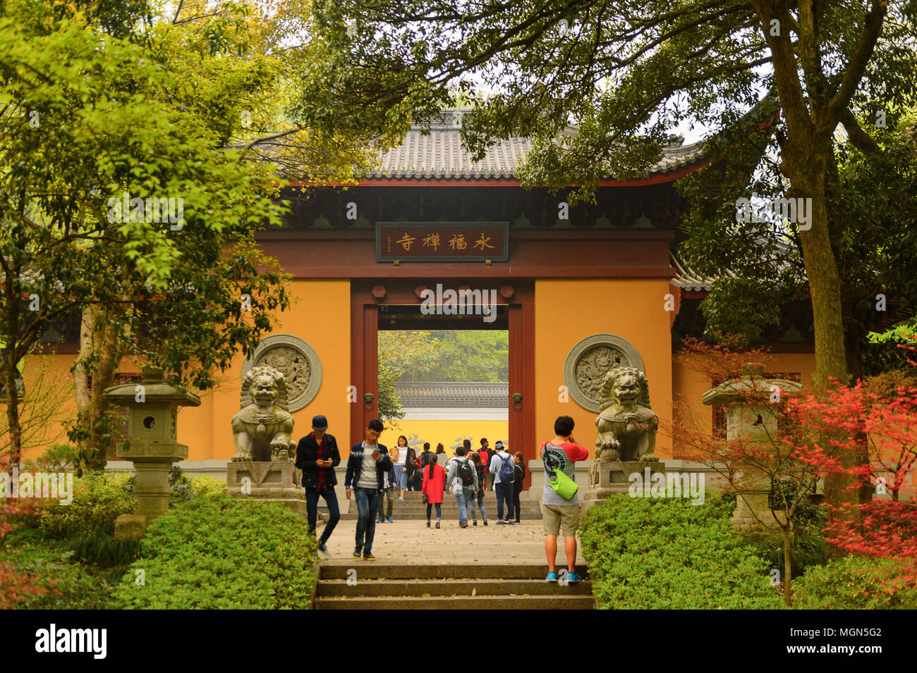 Lingyin Temple (Temple of the Soul's Retreat) complex. One of the