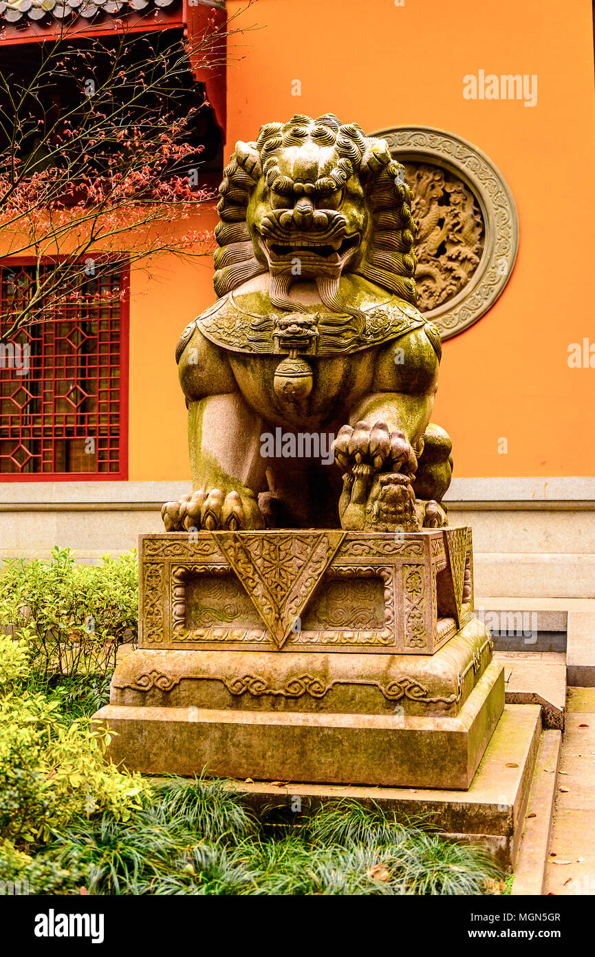 Lingyin Temple (Temple of the Soul's Retreat) complex. One of the