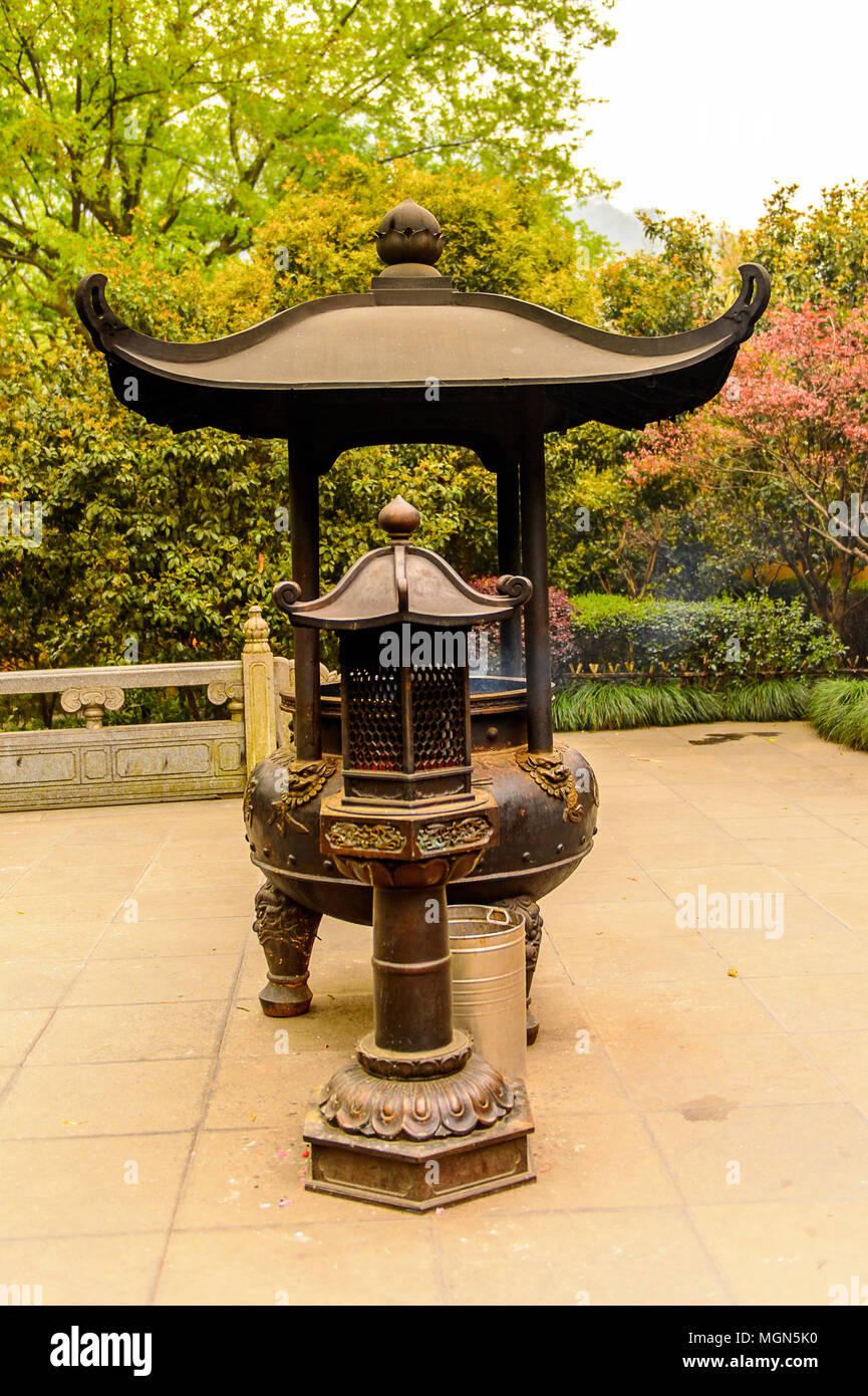 Lingyin Temple (Temple of the Soul's Retreat) complex. One of the