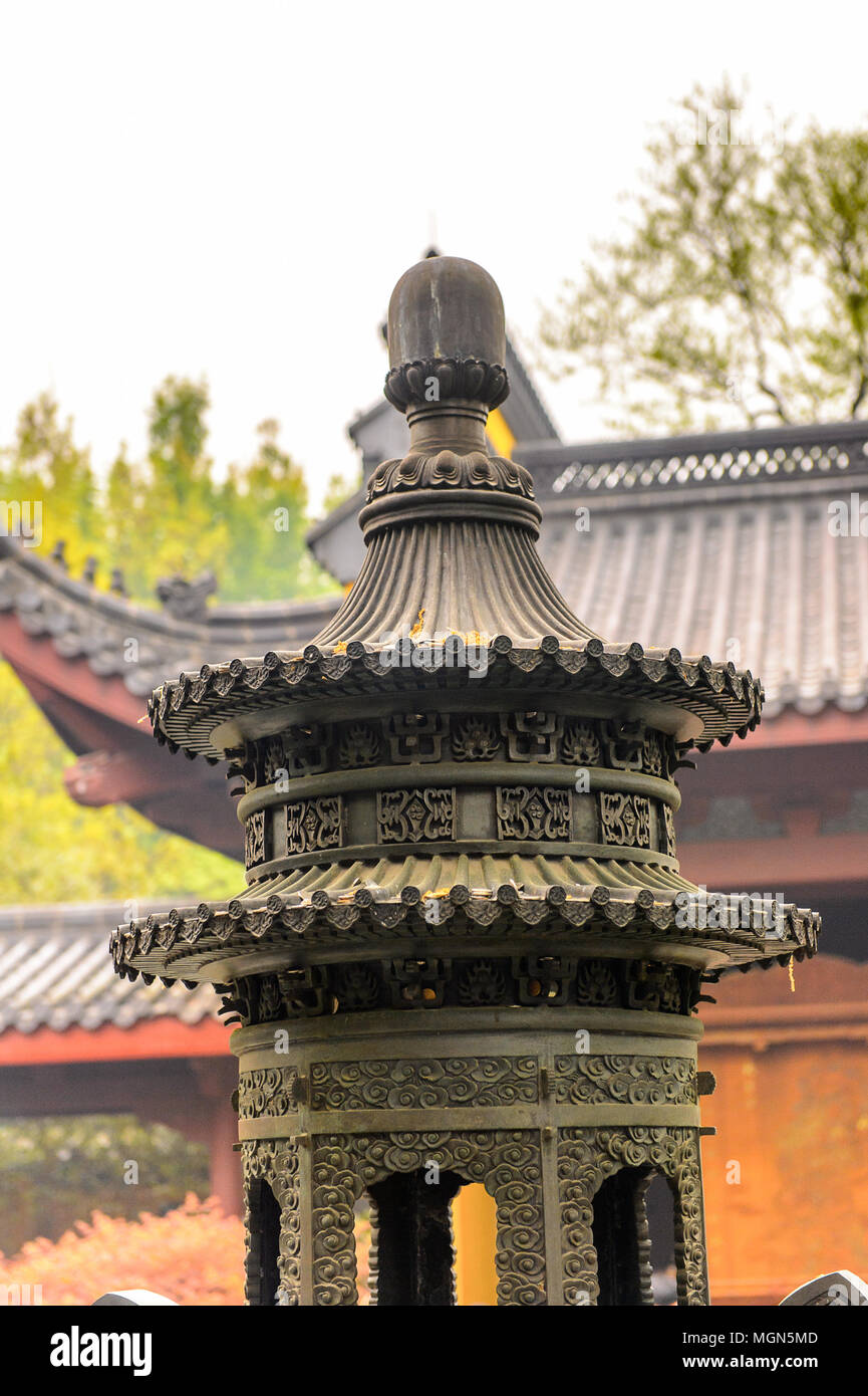 Lingyin Temple (Temple of the Soul's Retreat) complex. One of the