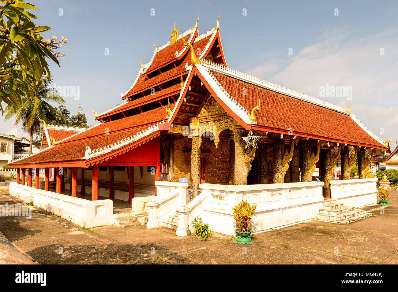 Vatmay Souvannapoumaram temple complex, one of the Buddha complexes in ...