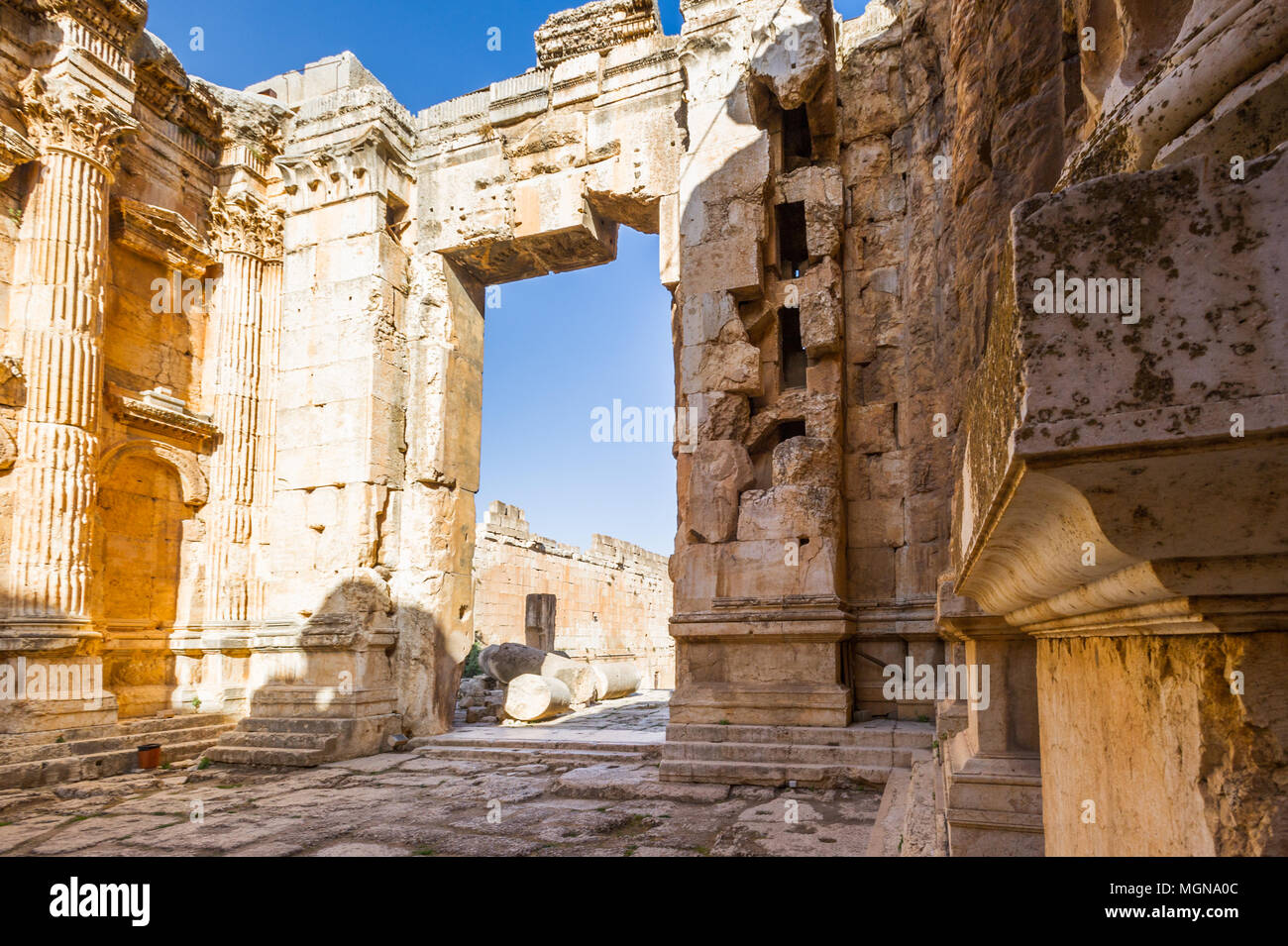 Ancient Ruins Of Baalbek Lebanon Stock Photo Alamy   Ancient Ruins Of Baalbek Lebanon MGNA0C 