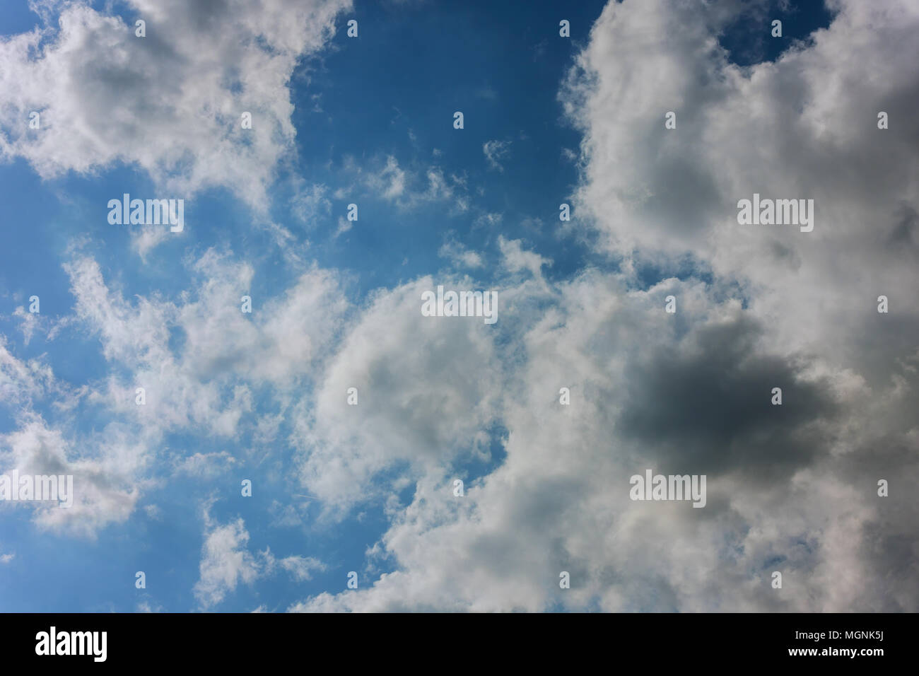 Beautiful panorama blue sky and white clouds Stock Photo - Alamy