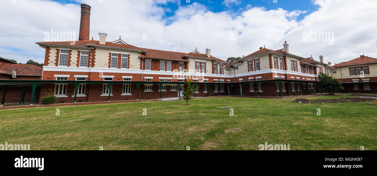 The Terraces, La Trobe University. Formerly the Mont Park Psychiatric Hospital, built in 1903, Bundoora, Victoria, Australia Stock Photo