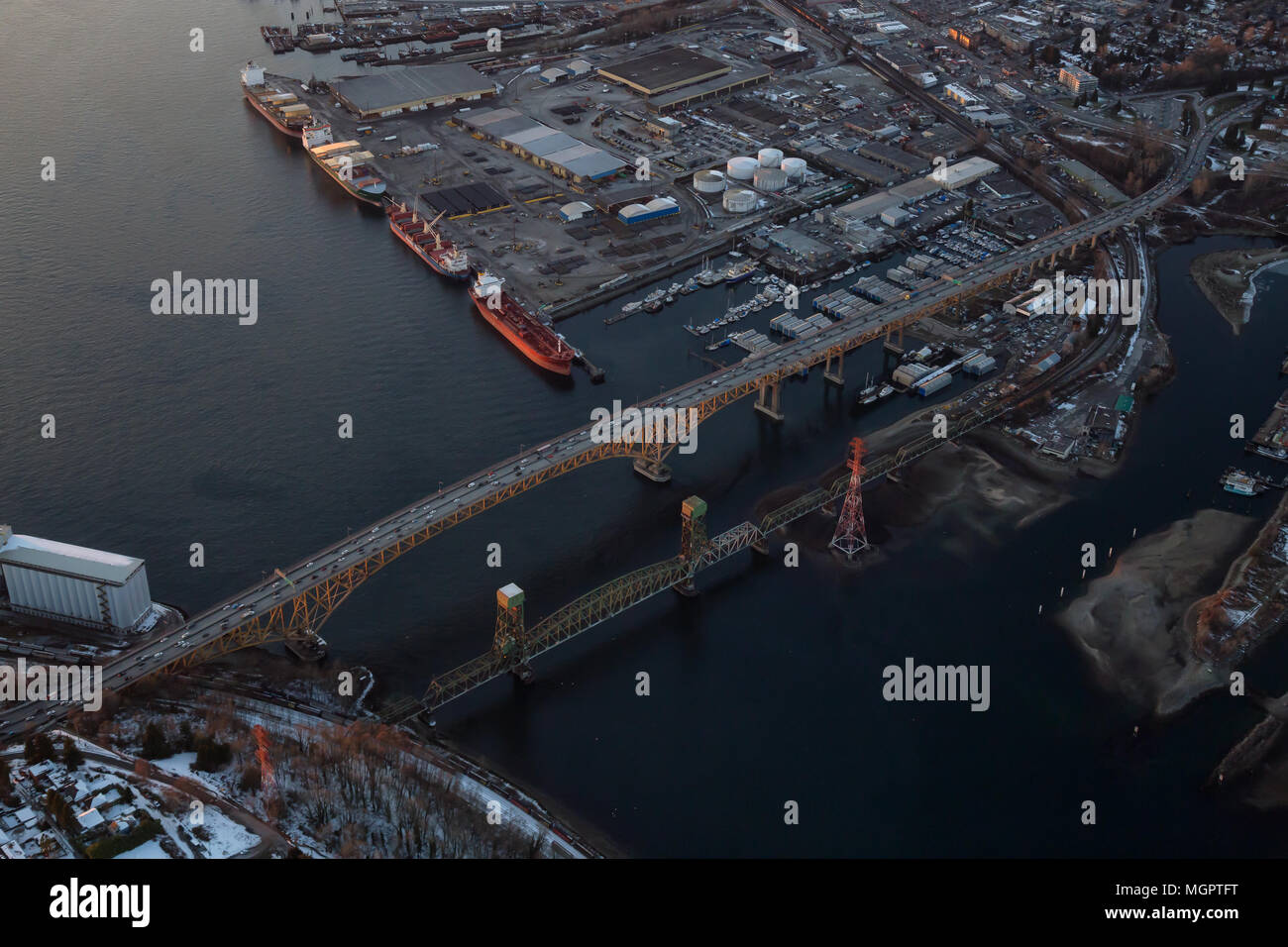 North vancouver industrial area bc hires stock photography and images